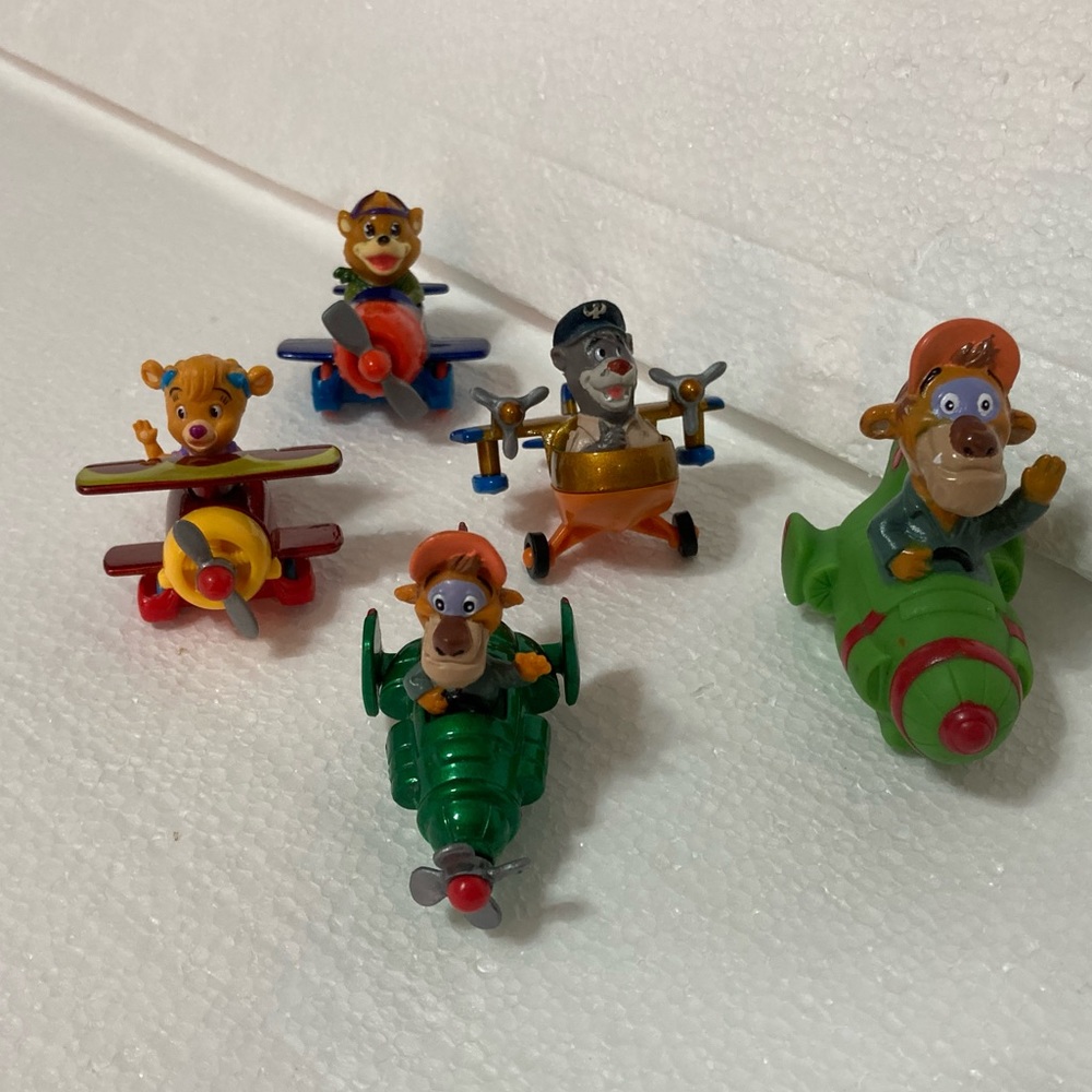 Vintage McDonald’s 1990 Disney’s Tale Spin Happy Meal Toys, Set of 4 & under 3
